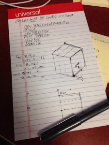 notepad with doodles ideas