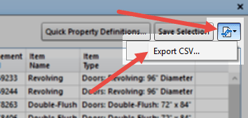 Export CSV