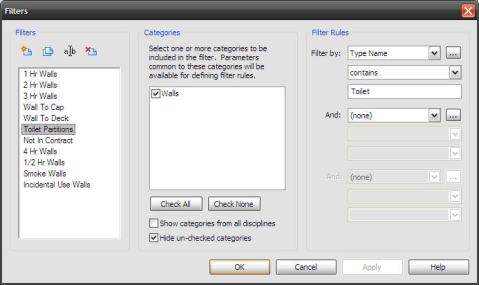 Adding the filter...