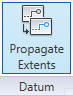 Propagate Extents button